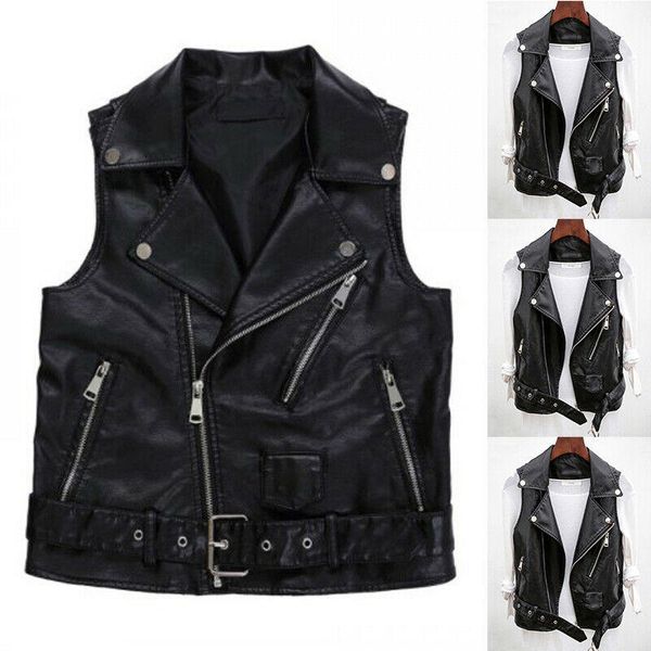 womens female false faux leather waistcoat gilet biker sleeveless motorcycle jacket ladies vintage coat kunstleer street, Black;brown
womens female false faux leather waistcoat gilet biker sleeveless motorcycle jacket ladies vintage coat kunstleer street, Black;brown