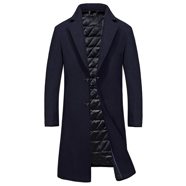 men's wool & blends kh autumn winter woolen long peacoat men slim fit casual thicker jacket coat overcoat mens warm windbreaker 4 color, Black
men's wool & blends kh autumn winter woolen long peacoat men slim fit casual thicker jacket coat overcoat mens warm windbreaker 4 color, Black