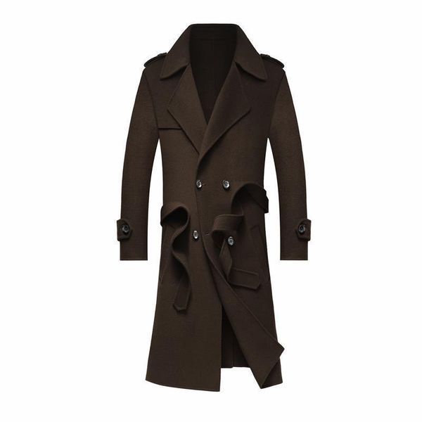 new mens long section casual woolen jackets fur collar wool coats new arrivals off men' s 100% wool jackets, Black;brown
new mens long section casual woolen jackets fur collar wool coats new arrivals off men' s 100% wool jackets, Black;brown