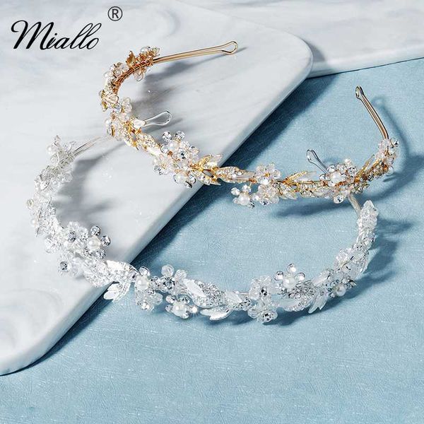 miallo fashion flower crystal headbands for women hair accessories silver color crown wedding bridal hair jewelry headpiece gift, Golden;silver
miallo fashion flower crystal headbands for women hair accessories silver color crown wedding bridal hair jewelry headpiece gift, Golden;silver