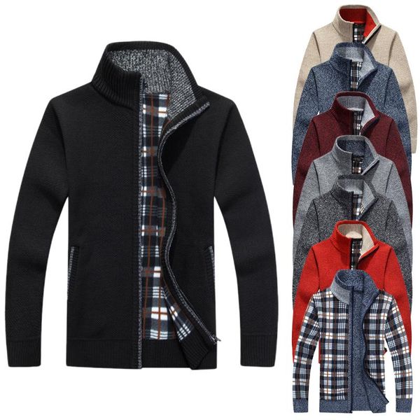 sale 2020 mens sweater jackets casual knitwear men sweaters autumn winter cardigan sweater coats lattice print plaid shirt d30, Black;brown
sale 2020 mens sweater jackets casual knitwear men sweaters autumn winter cardigan sweater coats lattice print plaid shirt d30, Black;brown