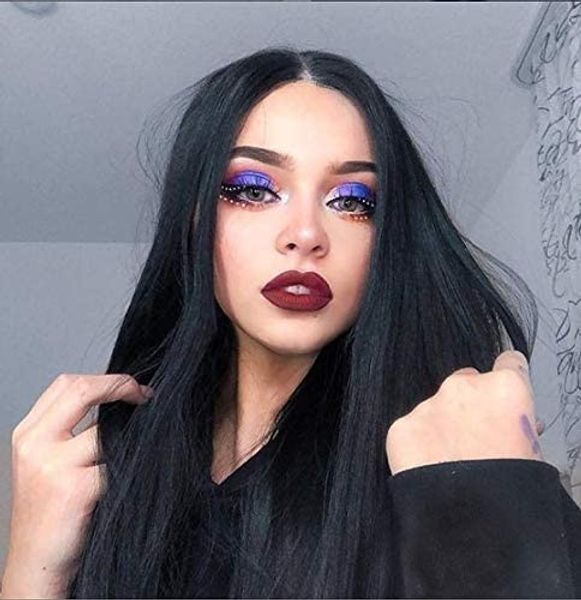 lace front human hair wigs for women pre plucked hairline straight peruvian remy human hair lace frontal wigs 150% 26 inches, Black
lace front human hair wigs for women pre plucked hairline straight peruvian remy human hair lace frontal wigs 150% 26 inches, Black