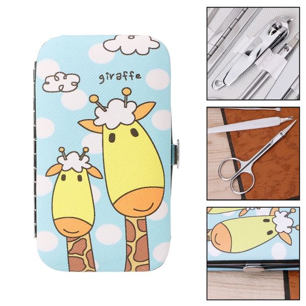 7 pcs cute pedicure manicure set nail clippers cleaner cuticle grooming kit case dec19
7 pcs cute pedicure manicure set nail clippers cleaner cuticle grooming kit case dec19