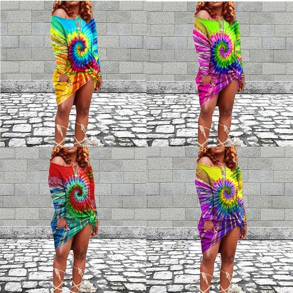4 colors 8 size oversized dress 2020 new fashion thread tie-dye printing long sleeve loose printing dress, Black;gray
4 colors 8 size oversized dress 2020 new fashion thread tie-dye printing long sleeve loose printing dress, Black;gray