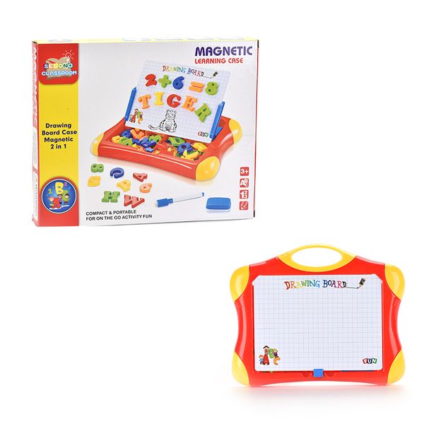 kid toy 2 in 1 magnetic writing & drawing board case early teaching & education learning toy for baby gift
kid toy 2 in 1 magnetic writing & drawing board case early teaching & education learning toy for baby gift
