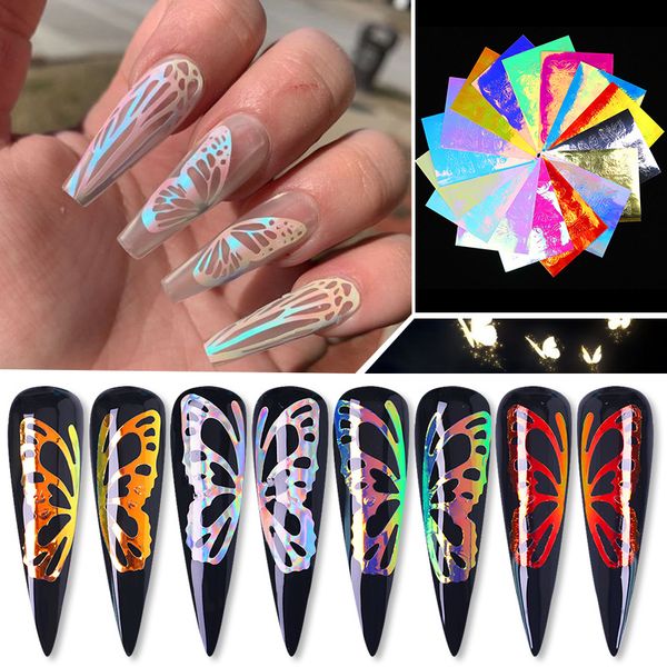 butterfly nails holographic 3d nail stickers decal self adhesive manicure nail art designs tool, Black
butterfly nails holographic 3d nail stickers decal self adhesive manicure nail art designs tool, Black