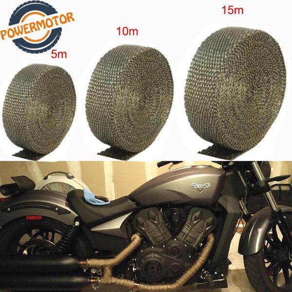 5cm*5m/10m/15m motorcycle exhaust thermal tape header heat wrap manifold insulation roll resistant with stainless ties
5cm*5m/10m/15m motorcycle exhaust thermal tape header heat wrap manifold insulation roll resistant with stainless ties