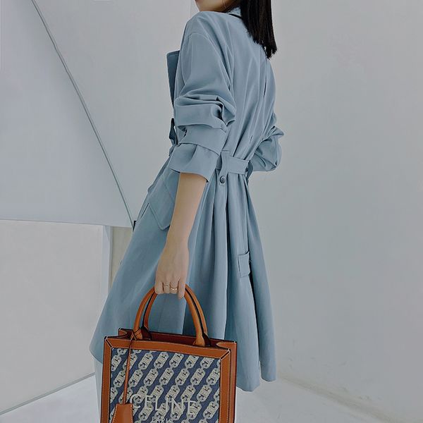 trench coat for females md-long british style new style in 2020 spring and autumn versatile and elegant, Tan;black
trench coat for females md-long british style new style in 2020 spring and autumn versatile and elegant, Tan;black