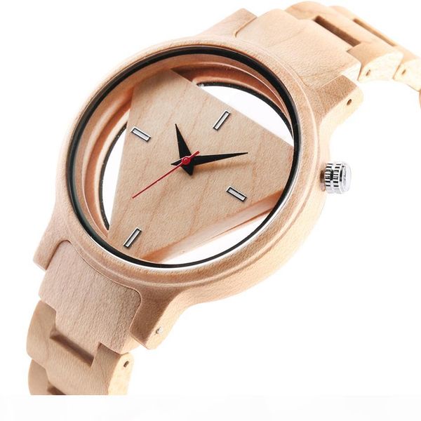 wood watches men creative hollow triangle simple bamboo wooden wrist round dial watch quartz analog clock gift reloj para hombre, Slivery;brown
wood watches men creative hollow triangle simple bamboo wooden wrist round dial watch quartz analog clock gift reloj para hombre, Slivery;brown