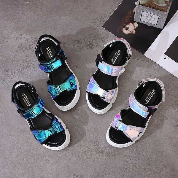 sandalias comodas mujer sports sandals female summer 2020 new korean thick bottom fairy wind super beach shoes female ins, Black
sandalias comodas mujer sports sandals female summer 2020 new korean thick bottom fairy wind super beach shoes female ins, Black