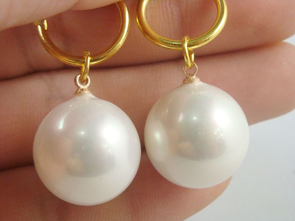 dangle & chandelier big huge white pink purple black round 20mm sea shell pearl golden plated earrings, Silver
dangle & chandelier big huge white pink purple black round 20mm sea shell pearl golden plated earrings, Silver