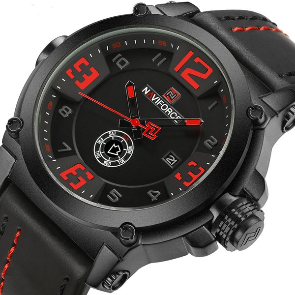 wristwatches naviforce mens watches sport quartz-watch leather strap clock men waterproof wristwatch relogio masculino 9099, Slivery;brown
wristwatches naviforce mens watches sport quartz-watch leather strap clock men waterproof wristwatch relogio masculino 9099, Slivery;brown