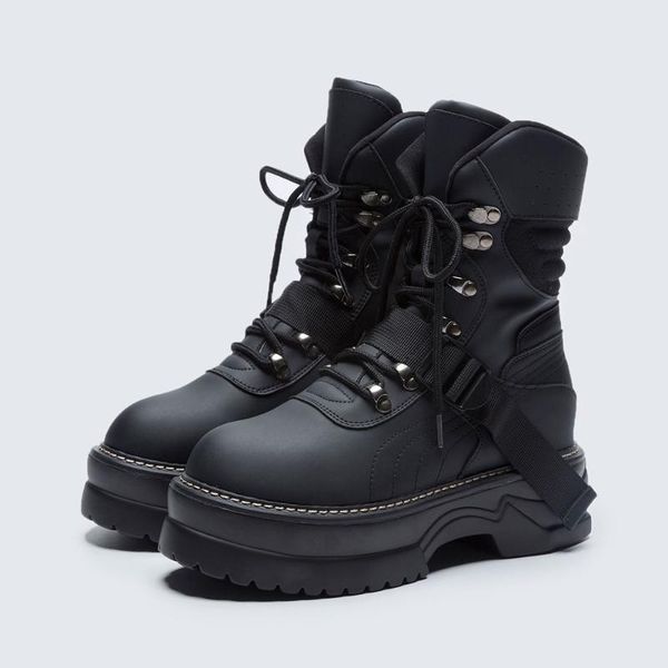 boots mezereon brand designers spring autumn women shoes black beige platform lacing size 35-42
boots mezereon brand designers spring autumn women shoes black beige platform lacing size 35-42