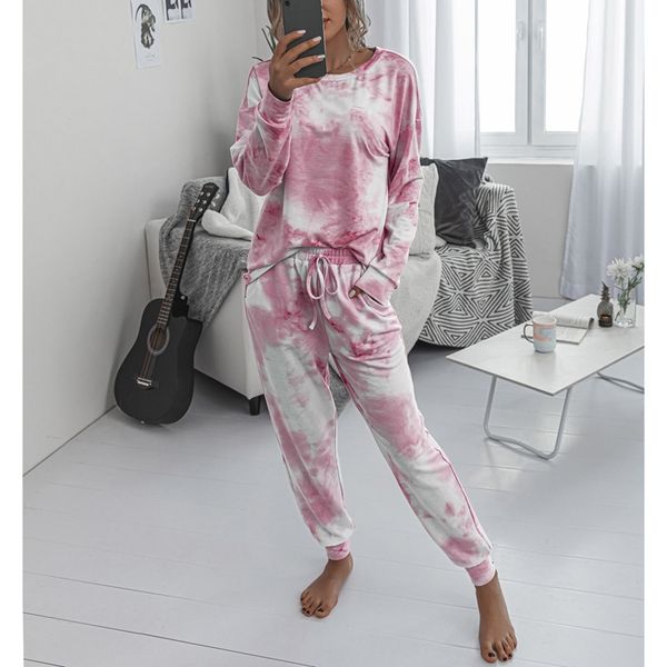 loungewear casual tie-dye suits women loose long sleeve suits elastic waist homewear sleepwear s size pink, Gray
loungewear casual tie-dye suits women loose long sleeve suits elastic waist homewear sleepwear s size pink, Gray