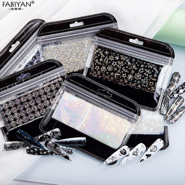 laser nail art sticker holographic foils decoration decals 20*4cm snowflake design manicure tools christmas halloween 10/16pcs, Black
laser nail art sticker holographic foils decoration decals 20*4cm snowflake design manicure tools christmas halloween 10/16pcs, Black