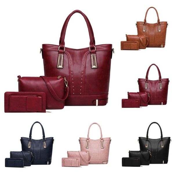 2020 new women bags set 3 pcs leather handbag messenger bag women large tote bags ladies shoulder bag handbag purse sac a main
2020 new women bags set 3 pcs leather handbag messenger bag women large tote bags ladies shoulder bag handbag purse sac a main