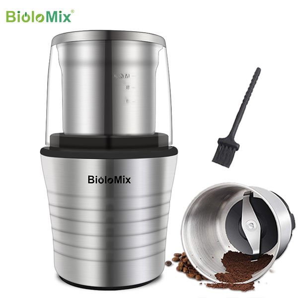 electric coffee grinders 2-in-1 wet and dry double cups 300w spices bean grinder stainless steel body miller blades
electric coffee grinders 2-in-1 wet and dry double cups 300w spices bean grinder stainless steel body miller blades