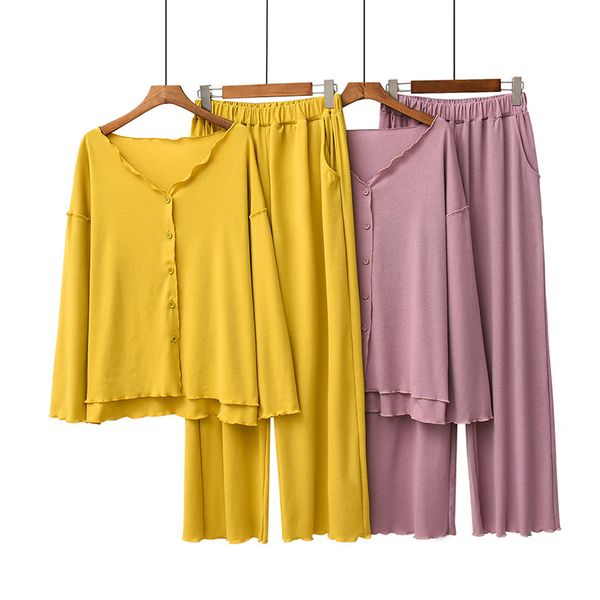 women pijama set autumn new ladies pajamas set comfort solid color women v-neck homewear 2pcs long, Black;red
women pijama set autumn new ladies pajamas set comfort solid color women v-neck homewear 2pcs long, Black;red