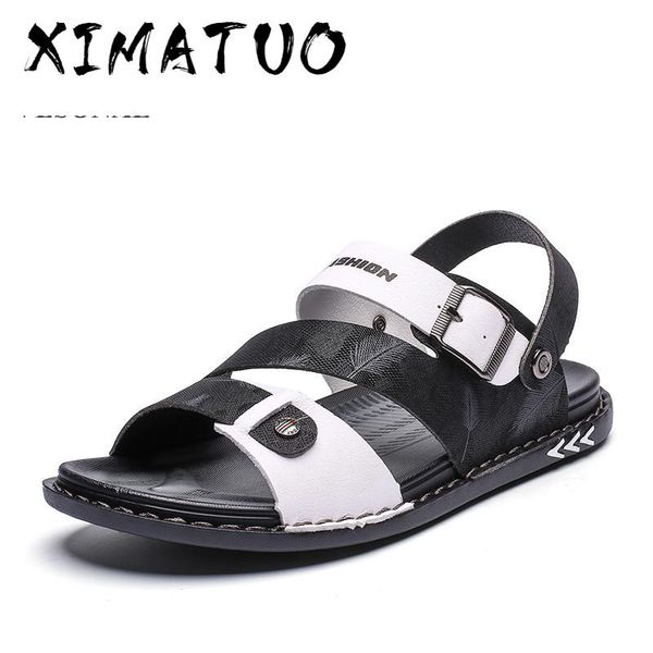 2020 новые летние кожаные ботинки мужчин сандалии slipon мода мужской soft walking пляж sandalias сандал слайды, Black
2020 новые летние кожаные ботинки мужчин сандалии slipon мода мужской soft walking пляж sandalias сандал слайды, Black