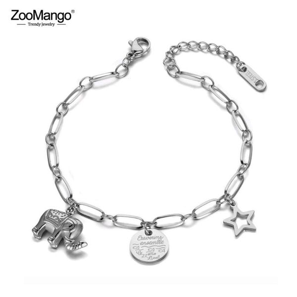 charm bracelets zoomango fashion elephant star tag bracelet bangle for women stainless steel chain bohemia summer beach jewelry zb19121, Golden;silver
charm bracelets zoomango fashion elephant star tag bracelet bangle for women stainless steel chain bohemia summer beach jewelry zb19121, Golden;silver