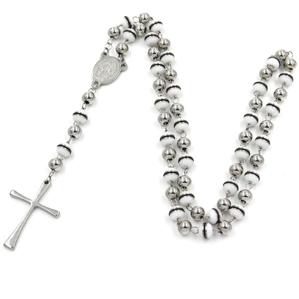 chains 1 wholesale promotions pure white catholic religious women christian virgin mary rosary necklace jewelry crystal prayer beads, Silver
chains 1 wholesale promotions pure white catholic religious women christian virgin mary rosary necklace jewelry crystal prayer beads, Silver