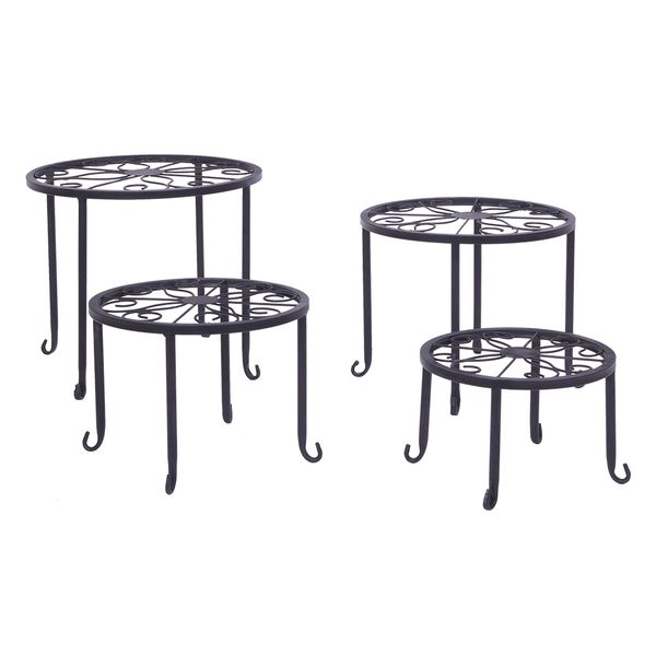 black paint round patterned plant rack indoor and outdoor flower pot rack garden plant rack garden decoration
black paint round patterned plant rack indoor and outdoor flower pot rack garden plant rack garden decoration
