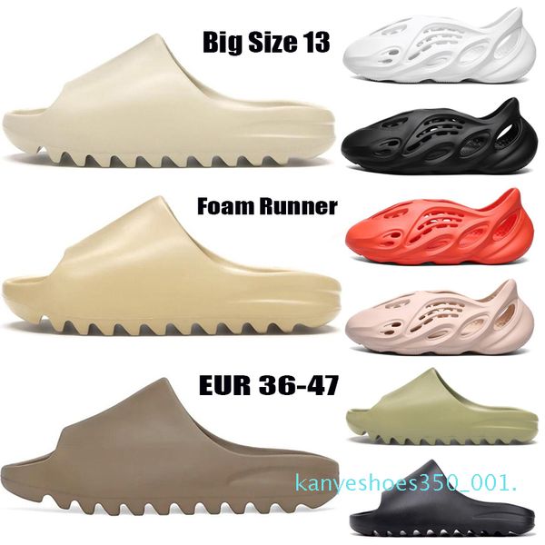 big size 13 foam runner kanye west clog sandal triple black slide fashion slipper women men tainers designer beach sandals slip-on shoes k01
big size 13 foam runner kanye west clog sandal triple black slide fashion slipper women men tainers designer beach sandals slip-on shoes k01