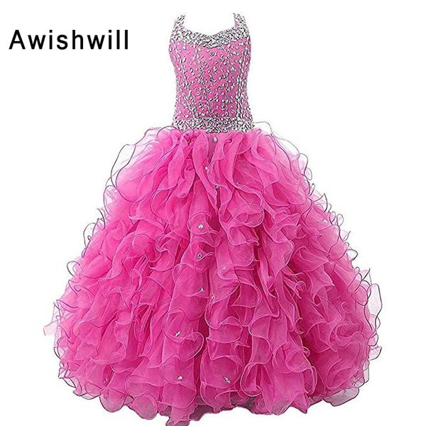 real p lace-up back beadings organza kids evening dress ball gown flower girl dress 2020 first communion dresses for girls, Red;yellow
real p lace-up back beadings organza kids evening dress ball gown flower girl dress 2020 first communion dresses for girls, Red;yellow