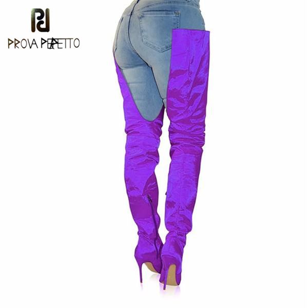 prova perfetto 2020 fashion purple over the knee women stretch long boots high heels thigh high boots woman elastic sock botas, Black
prova perfetto 2020 fashion purple over the knee women stretch long boots high heels thigh high boots woman elastic sock botas, Black