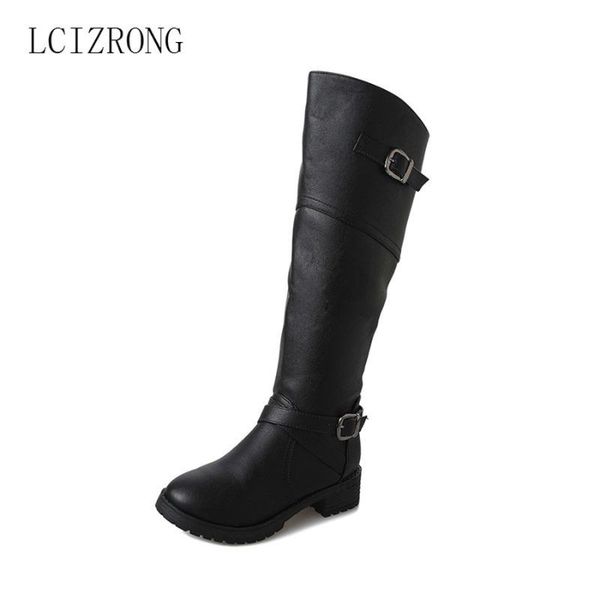 boots lcizrong fashion winter women classic round toe pu leather knee large size 36-43 warm flat female, Black
boots lcizrong fashion winter women classic round toe pu leather knee large size 36-43 warm flat female, Black