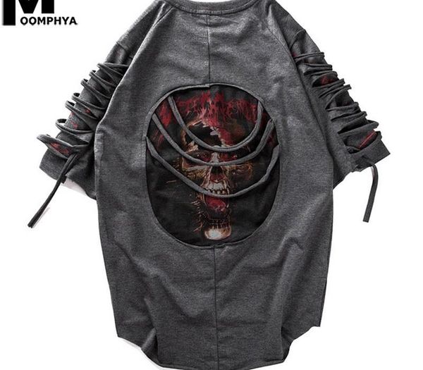 moomphya 2019 new ripped holes short sleeve t-shirt men streetwear hip hop ribbon funny tshirt print skull summer t shirt t200617, White;black
moomphya 2019 new ripped holes short sleeve t-shirt men streetwear hip hop ribbon funny tshirt print skull summer t shirt t200617, White;black