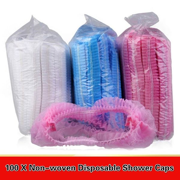 100 x non-woven disposable shower caps elastic pleated anti dust hat for hair salon blue pink white shower caps 223-a710
100 x non-woven disposable shower caps elastic pleated anti dust hat for hair salon blue pink white shower caps 223-a710