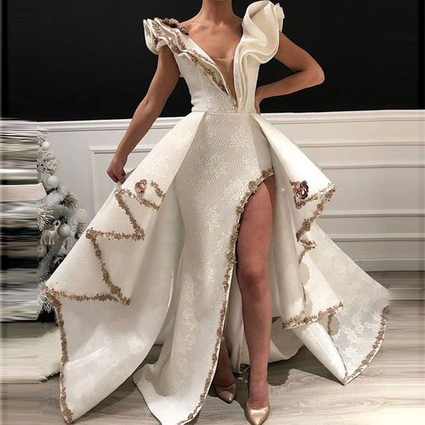 ruffles overskirts prom dresess tieres layers appliques mermaid evening dress side split african women party gowns vestidos, Black
ruffles overskirts prom dresess tieres layers appliques mermaid evening dress side split african women party gowns vestidos, Black