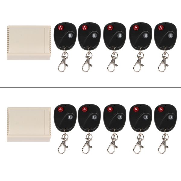 remote controlers ootdty dc12v 2ch rf wireless control switch receiver + 5 2-button transmitters
remote controlers ootdty dc12v 2ch rf wireless control switch receiver + 5 2-button transmitters