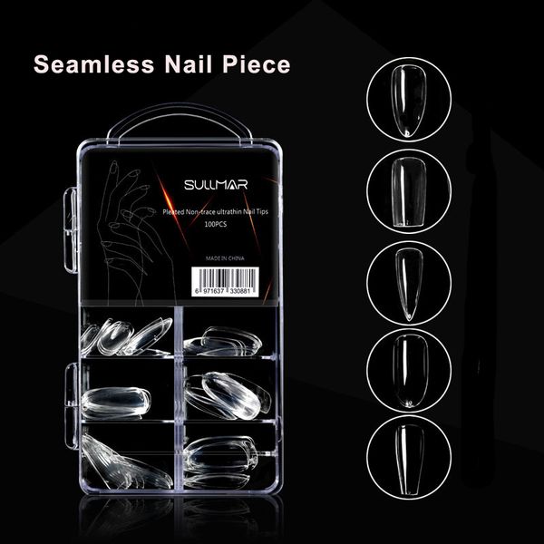 false nails 100pcs thin articifical fake professional acrylic seamless full nail tips french for salon transparent diy, Red;gold
false nails 100pcs thin articifical fake professional acrylic seamless full nail tips french for salon transparent diy, Red;gold