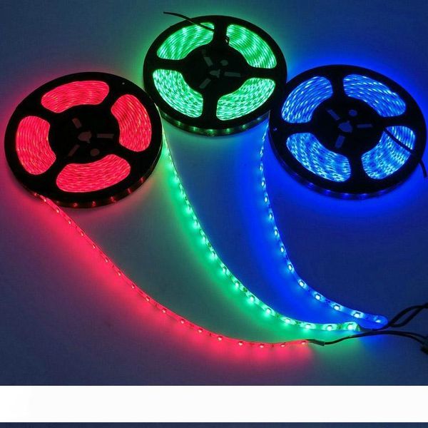 

High Birght 5M 5050 3528 5630 Led Strips Light Warm Pure White Red Green RGB Flexible 5M Roll 300 Leds 12V outdoor Ribbon