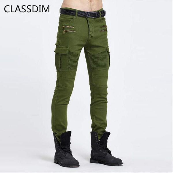 classdim skinny jeans men moto biker style denim trousers men armygreen slim denim jeans elastic, Blue
classdim skinny jeans men moto biker style denim trousers men armygreen slim denim jeans elastic, Blue