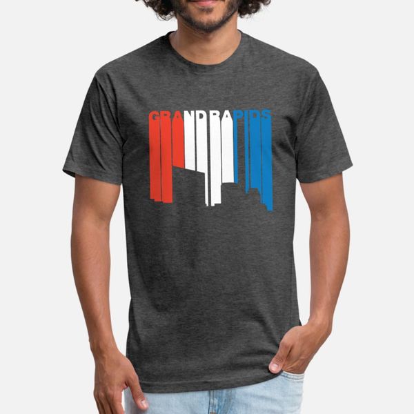 red white and blue grand rapids michigan skyline t shirt men knitted tee shirt o neck standard famous new style spring formal shirt
red white and blue grand rapids michigan skyline t shirt men knitted tee shirt o neck standard famous new style spring formal shirt