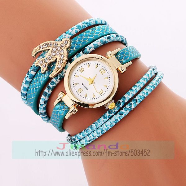 100pcs/lot 918838 peace dove pendant wrap around quartz elegance leather watch for woman wholesale crystal lady bracelet watch, Slivery;brown
100pcs/lot 918838 peace dove pendant wrap around quartz elegance leather watch for woman wholesale crystal lady bracelet watch, Slivery;brown
