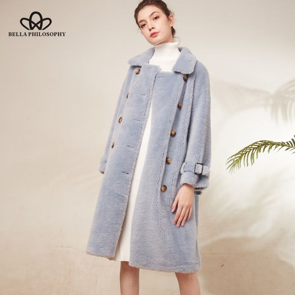 bella philosophy 2020 winter solid women wool coats ladies elegant double breasted warm coats female casual lamb fur outwear, Black
bella philosophy 2020 winter solid women wool coats ladies elegant double breasted warm coats female casual lamb fur outwear, Black