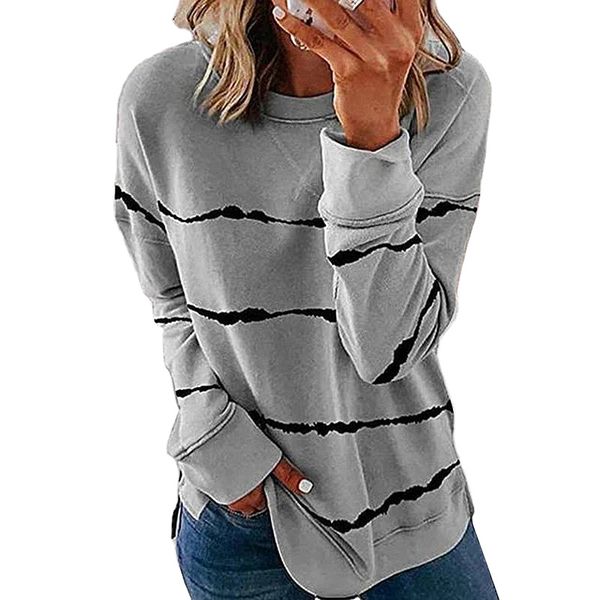european and american women's new style for autumn and winter printed round neck long sleeve women's t-shirt shirts for women, White
european and american women's new style for autumn and winter printed round neck long sleeve women's t-shirt shirts for women, White