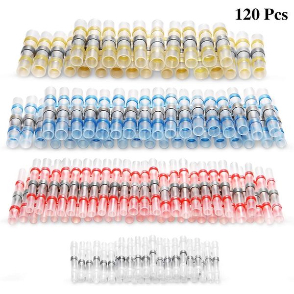 120pcs insulated seal wire connector kit waterproof marine solder heat shrink
120pcs insulated seal wire connector kit waterproof marine solder heat shrink