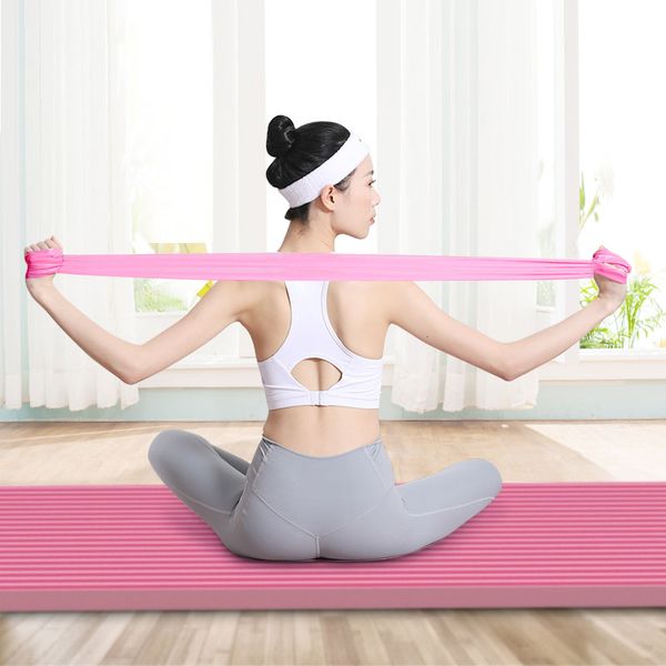 150cm *15cm Yoga Resistance Bands Pilates Belts Elastic Exercise Training Band Gym Sport Stretch Strap Leg Fitness Accessories