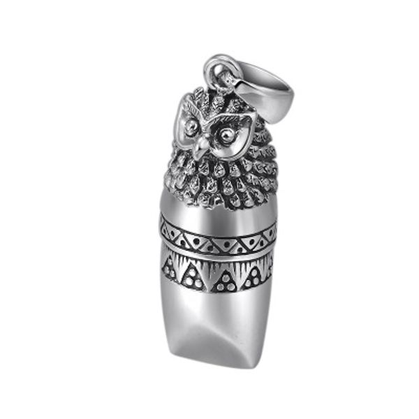 925 sterling silver owl whistle buddha necklace pendant for men women vintage jewelry
925 sterling silver owl whistle buddha necklace pendant for men women vintage jewelry