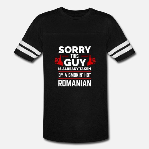 sorry guy already taken by romanian romania t shirt men customize 100% cotton round neck gents anti-wrinkle summer style shirt
sorry guy already taken by romanian romania t shirt men customize 100% cotton round neck gents anti-wrinkle summer style shirt