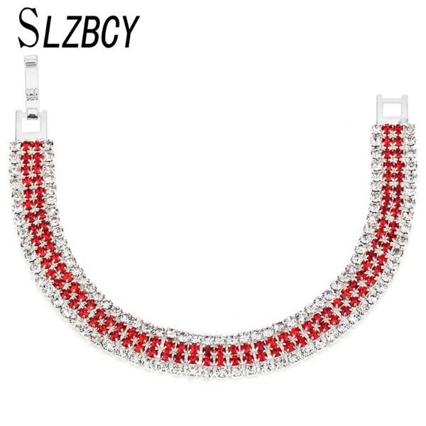slzbcy woman full rhinestones crystal bracelet bangle silver color metal bracelets wristband bridal wedding party jewelry gift, Black
slzbcy woman full rhinestones crystal bracelet bangle silver color metal bracelets wristband bridal wedding party jewelry gift, Black