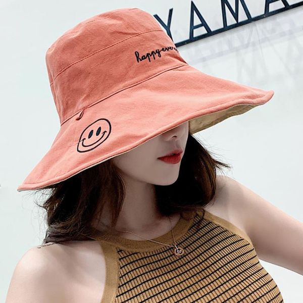 calymel sun hats for women smiling face fisherman's hat women's japanese pure color leisure double side wide sun hat dropship, Blue;gray
calymel sun hats for women smiling face fisherman's hat women's japanese pure color leisure double side wide sun hat dropship, Blue;gray