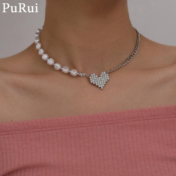 chokers baroque pearl crystal lover heart pendant choker necklace for women bohemia imitation chain fashion jewelry, Golden;silver
chokers baroque pearl crystal lover heart pendant choker necklace for women bohemia imitation chain fashion jewelry, Golden;silver