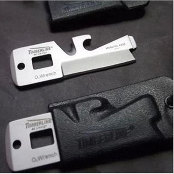 stainless steel portable outdoor camping kit equipment multifunction card knife key chain forest line cards accepted opener 
stainless steel portable outdoor camping kit equipment multifunction card knife key chain forest line cards accepted opener