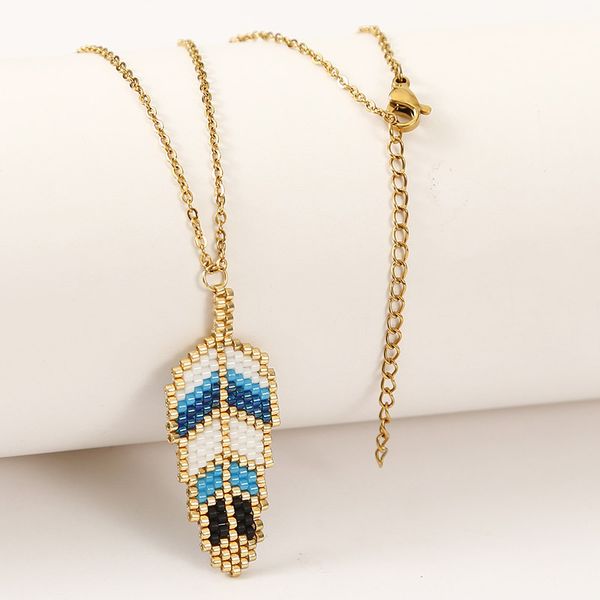 fashion handmade miyuki beaded feather necklaces & pendants for women trendy stainless steel gold chain necklace jewelry gifts, Silver
fashion handmade miyuki beaded feather necklaces & pendants for women trendy stainless steel gold chain necklace jewelry gifts, Silver